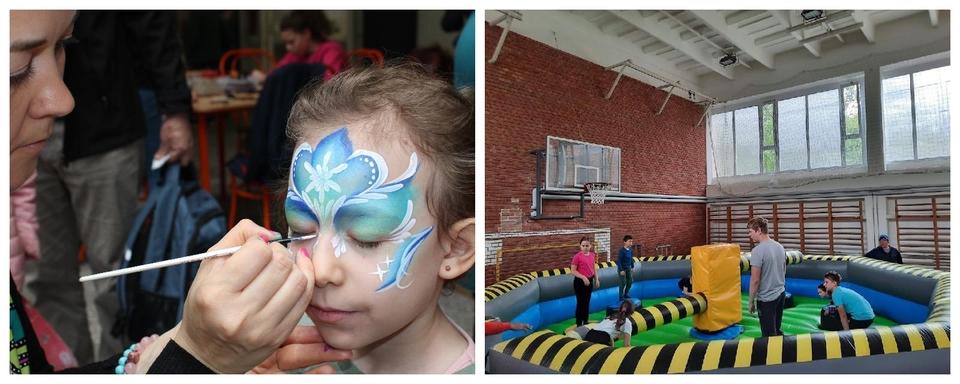 Arcfestés és ugrálóvár