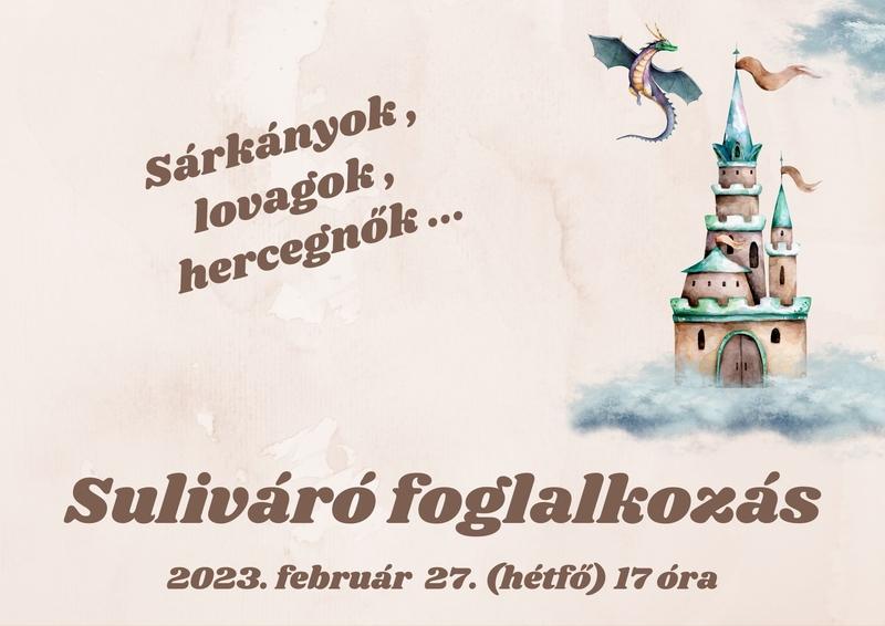 Suliváró foglalkozás